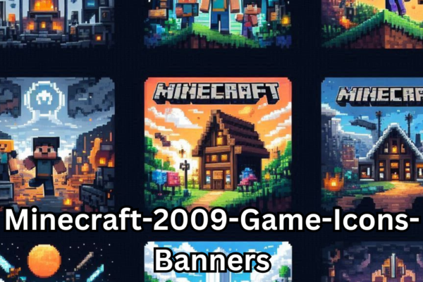 Minecraft-2009-Game-Icons-Banners